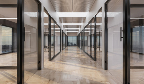 Office Space with Demountable Partitions