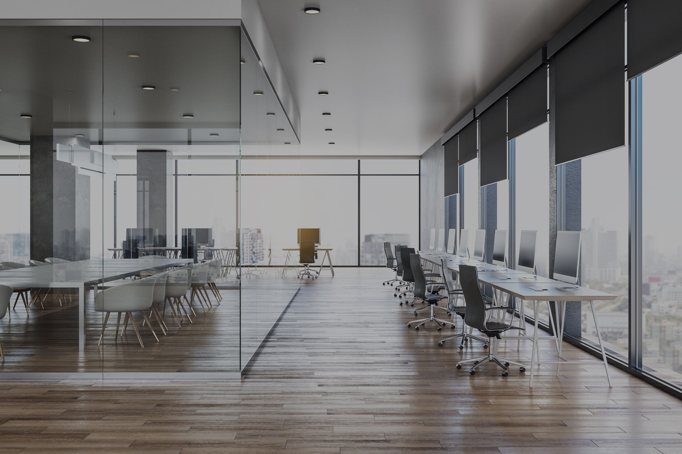 Modern Glass Offices